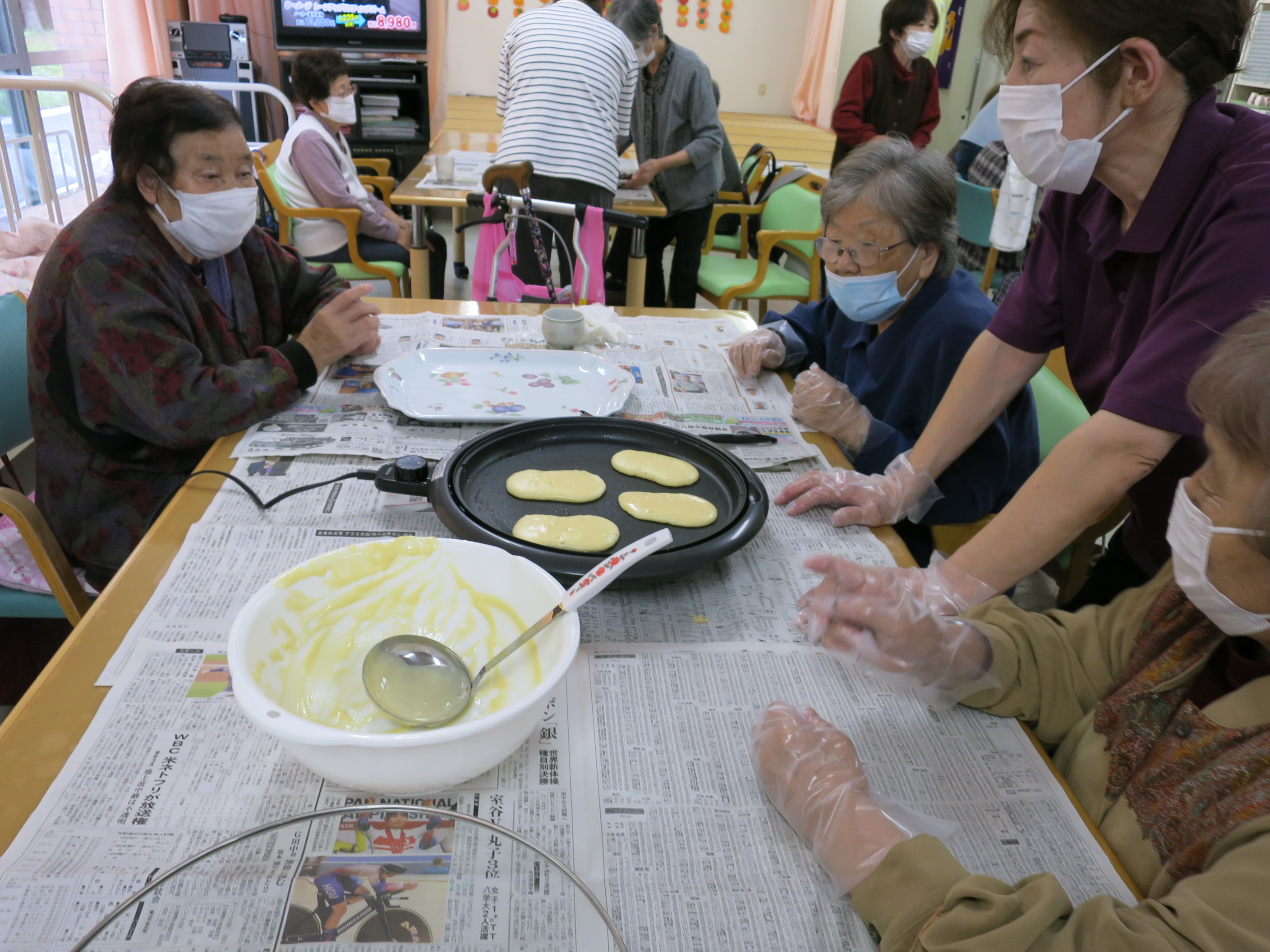 おやつ作り＠デイサービス